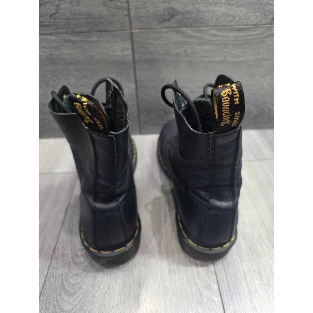 Dr. Martens Doc Martens 1460 Ambassador Blk Leather Lace Up Boots Size 8 S000151 - Picture 10 of 13